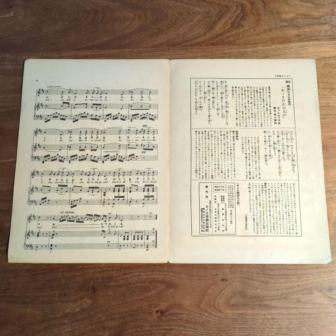 竹久夢二　石版画　セノオ楽譜　美術館収蔵品　大正ロマン　歌劇　椿姫