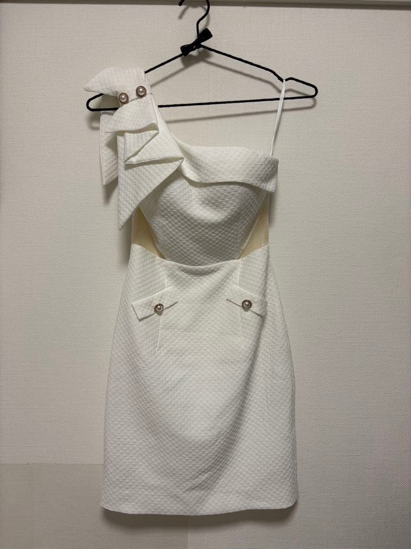 【最終値下げ！】IRMA ホワイトキャバ ドレス Sサイズ