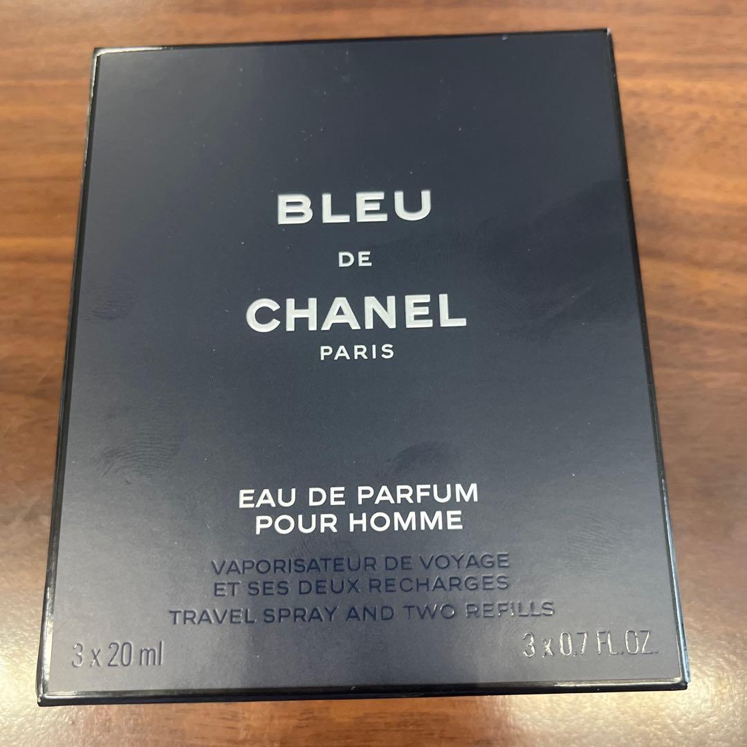 CHANEL ブルー　オードゥ　パルファム　トラベルスプレイ