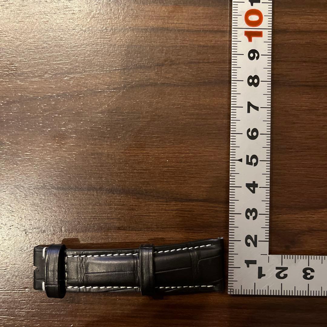 【ジャンルソー】アリゲーターストラップ　ブラック