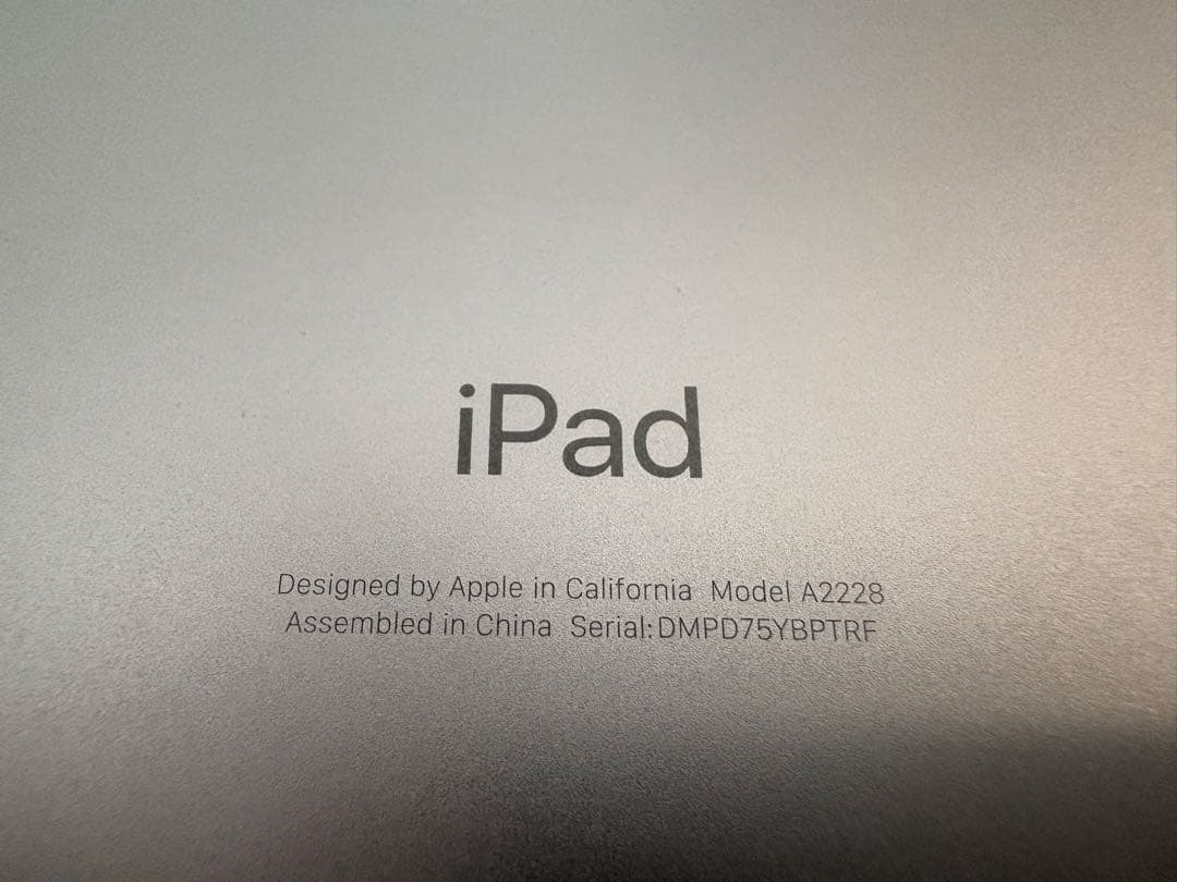Apple iPad Pro (モデルA2228) スペースグレー 本体 美品