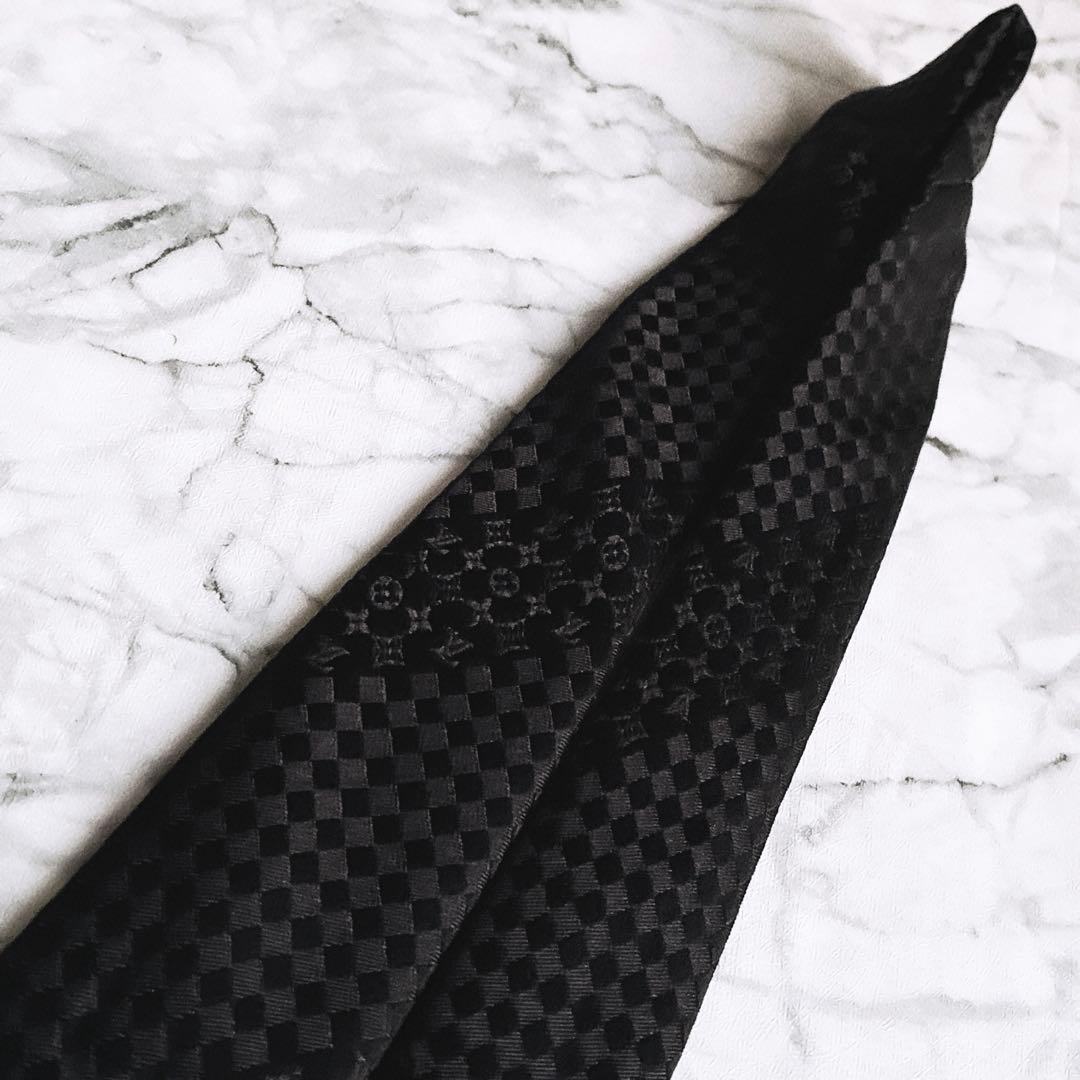 ✨即完売品✨ルイヴィトン　ダミエミックスモノグラム　ブラック　ネクタイ