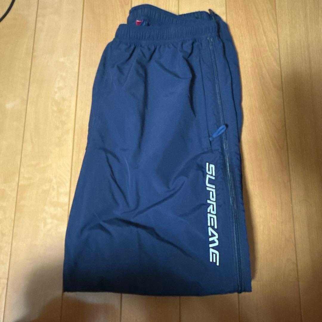 Supreme ネイビー ロゴパンツ
