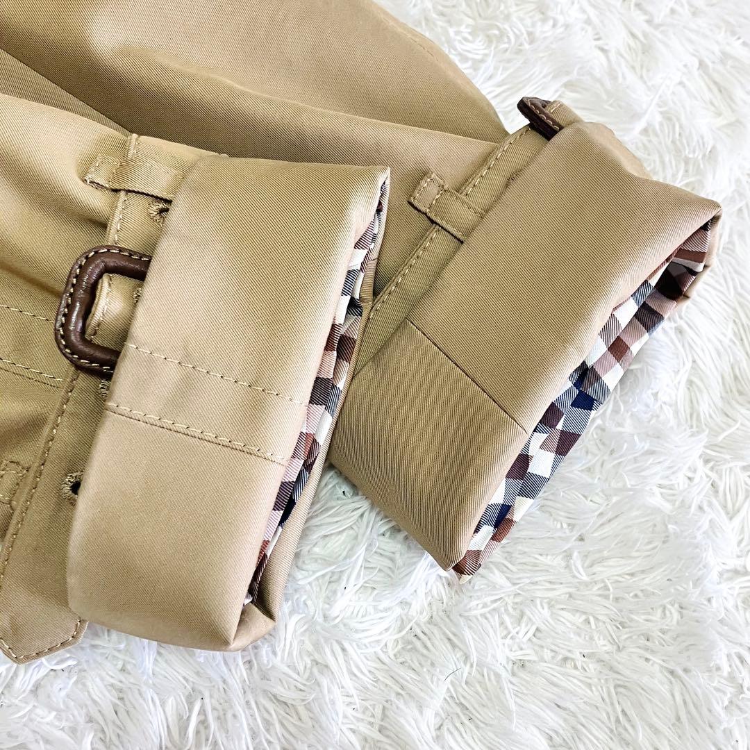 美品 アクアスキュータム トレンチコート ブルー ライナー 大草直子着用