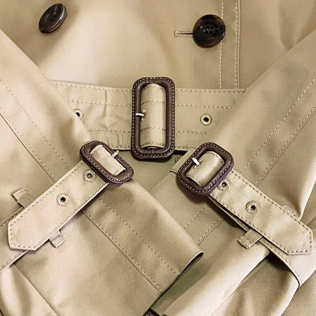 美品 アクアスキュータム トレンチコート ブルー ライナー 大草直子着用