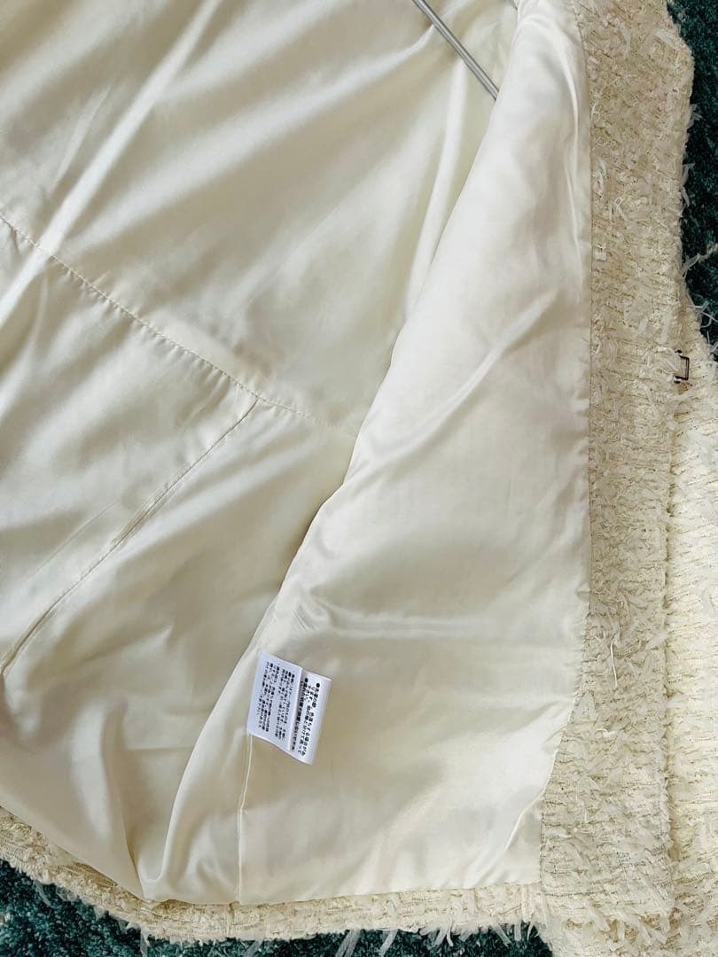 未使用Gready Brilliant ＬＵリボンツイードジャケット