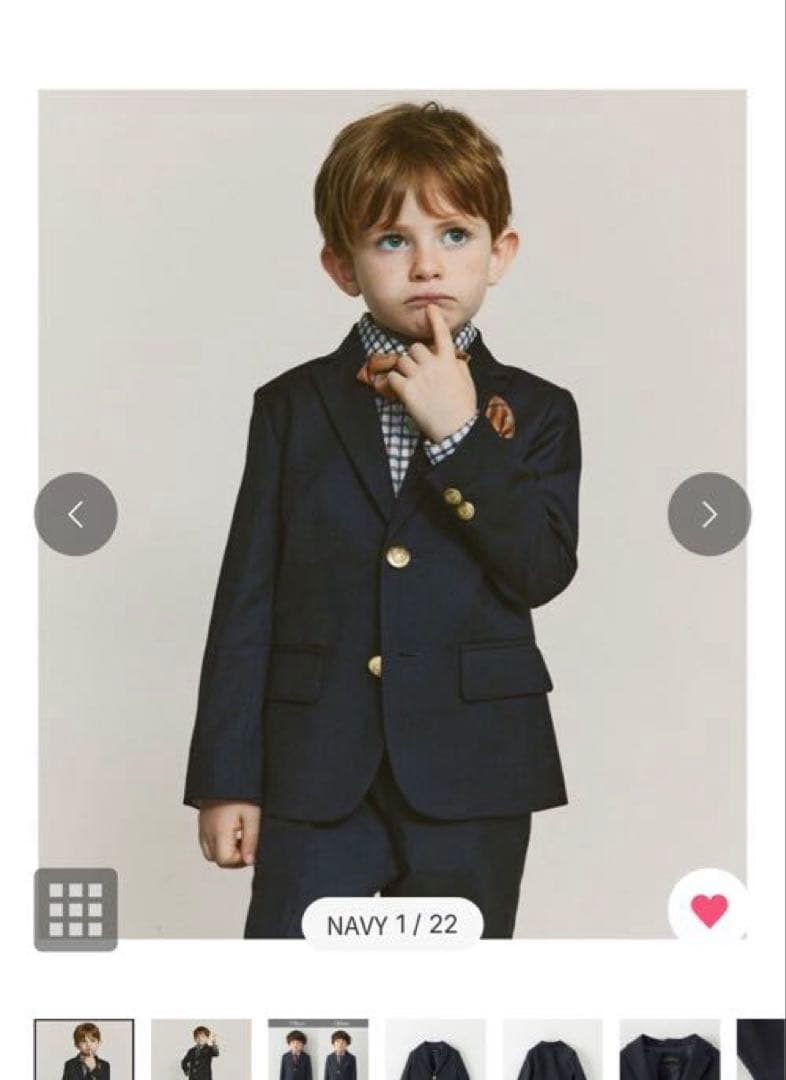 ユナイテッドアローズ グリーンレーベル スーツ セット 120cm