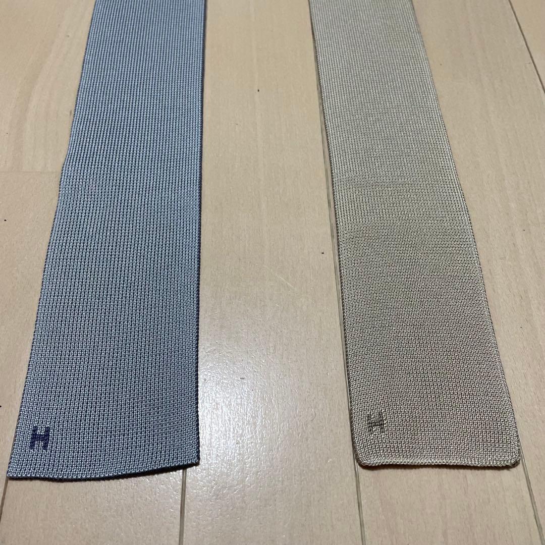 【キャトルタン 美品】HERMES エルメス ネクタイ 青 ブルー系他 通勤