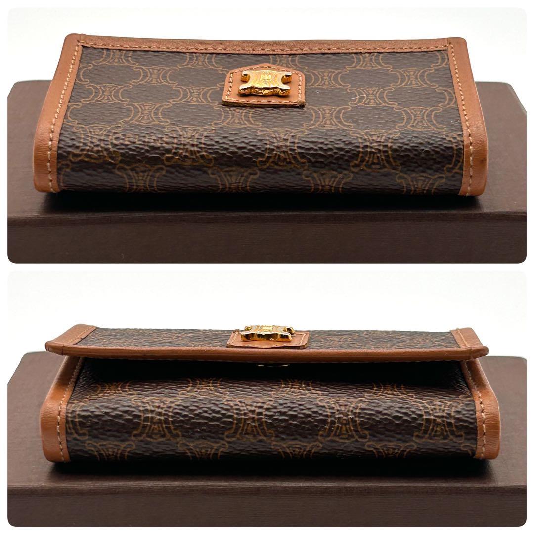 美品✨ CELINE セリーヌ 6連 キーケース ブラウン レザー