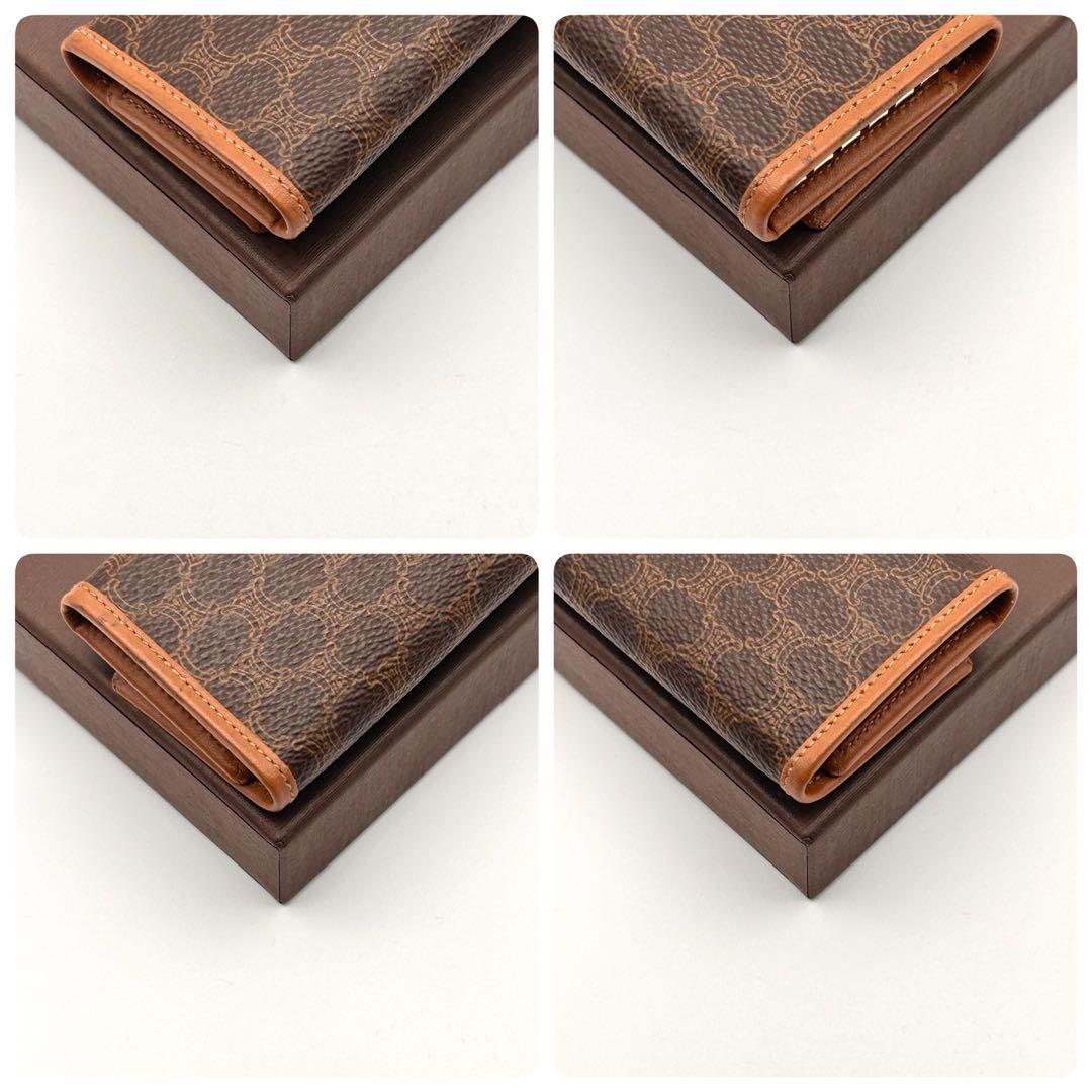 美品✨ CELINE セリーヌ 6連 キーケース ブラウン レザー