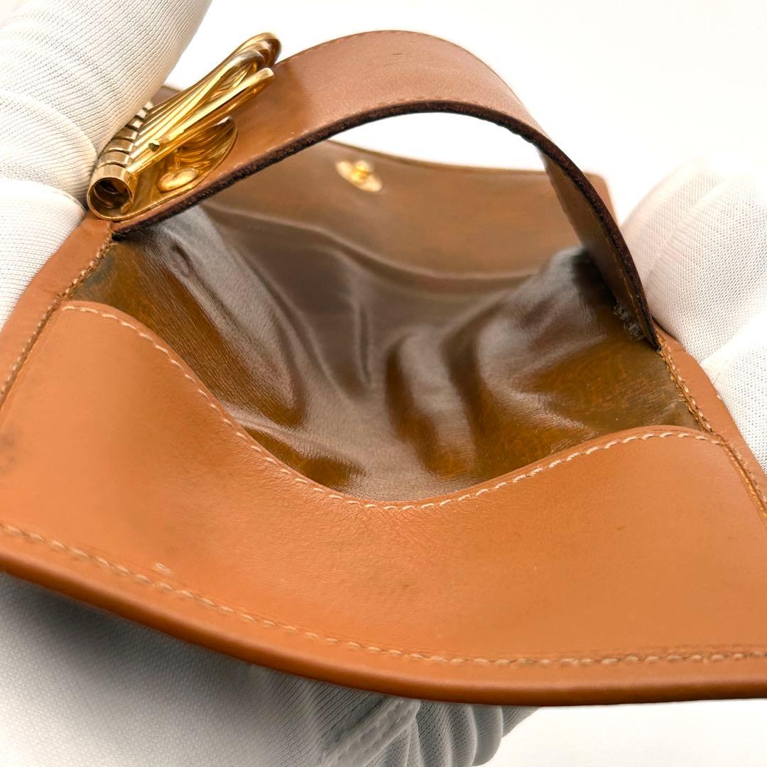 美品✨ CELINE セリーヌ 6連 キーケース ブラウン レザー