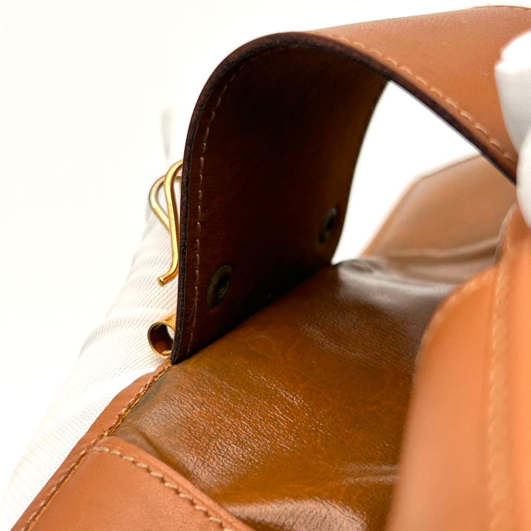 美品✨ CELINE セリーヌ 6連 キーケース ブラウン レザー