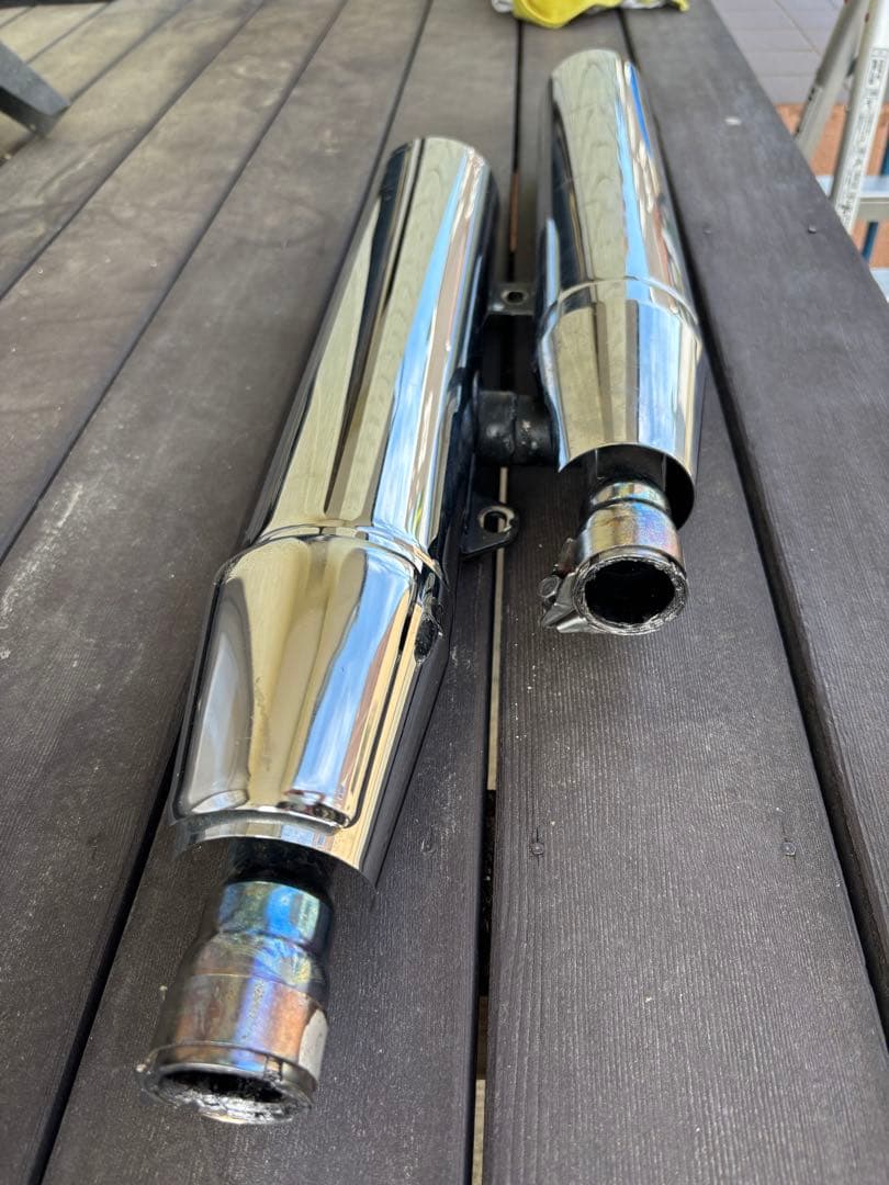 ドラッグスター1100 純正加工マフラー