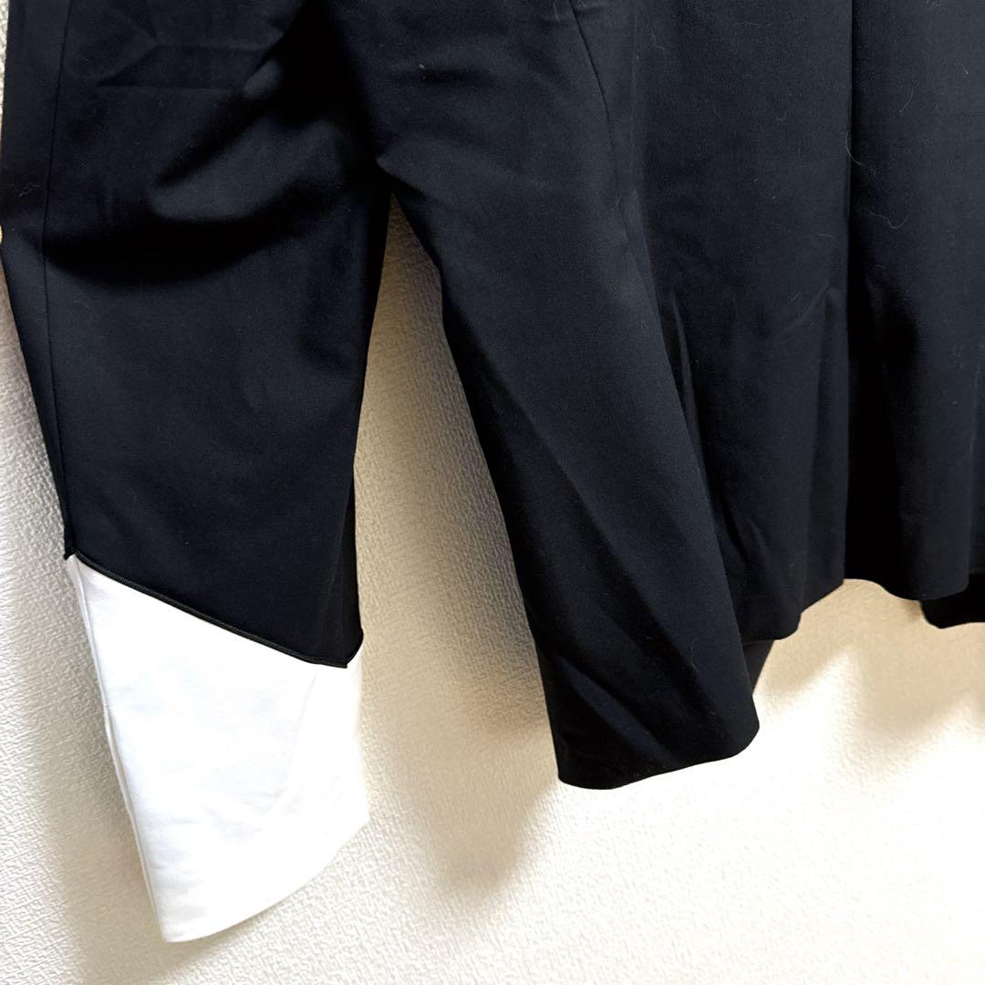 タグ付き ソスタヌート テーラードジャケット モノトーン シルバーボタン