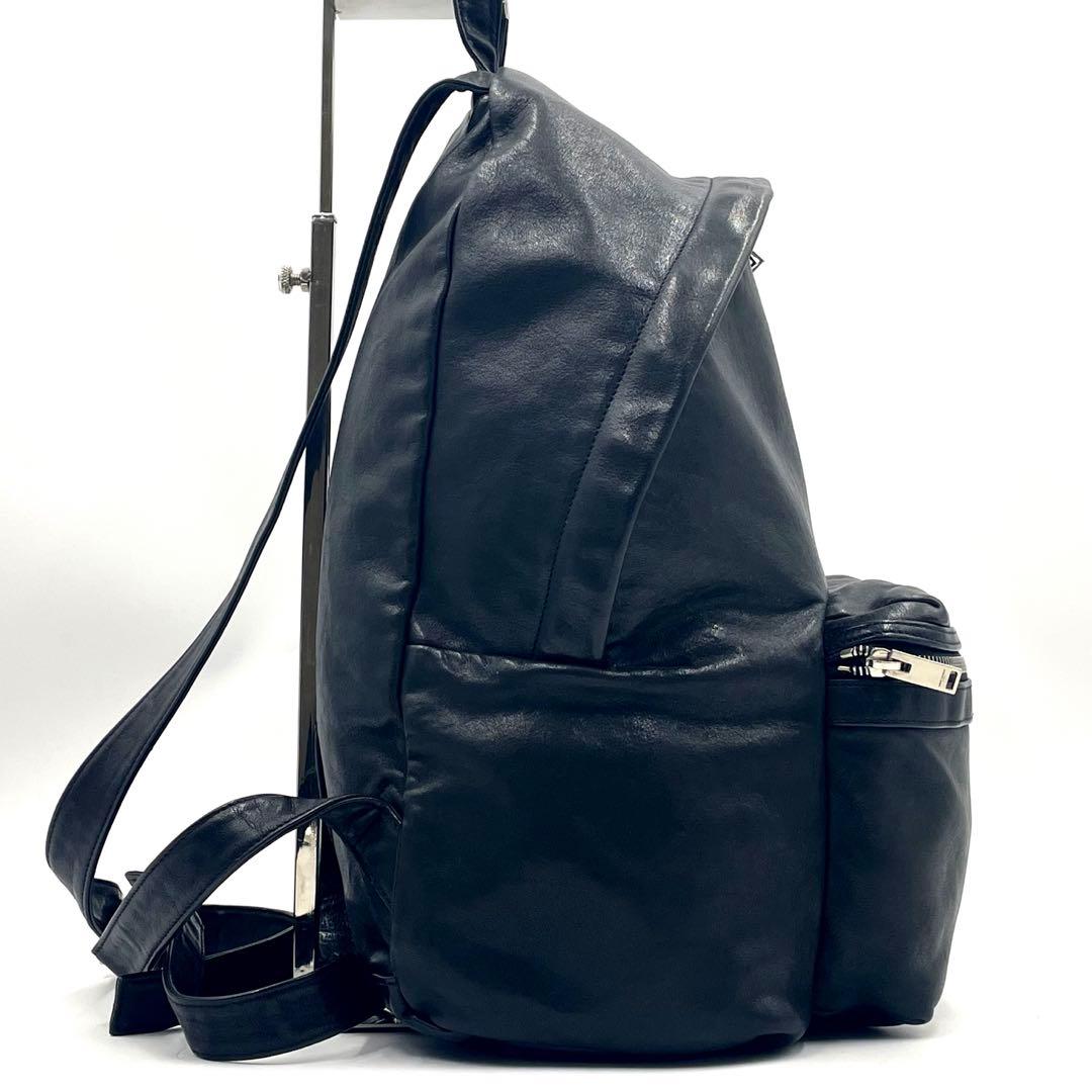 【極上・美品】サンローラン バッグパック ブラック 本革375320 メンズ