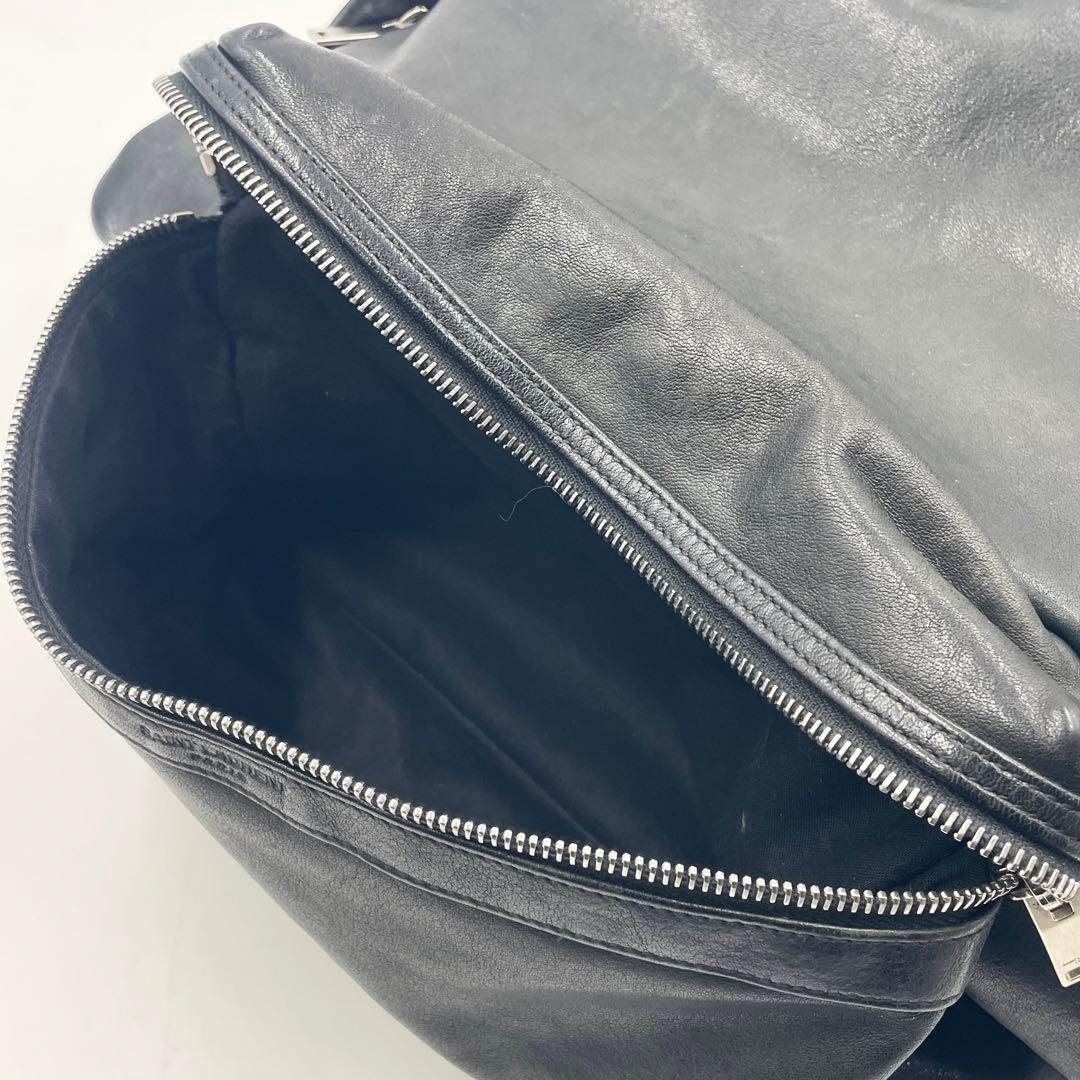 【極上・美品】サンローラン バッグパック ブラック 本革375320 メンズ