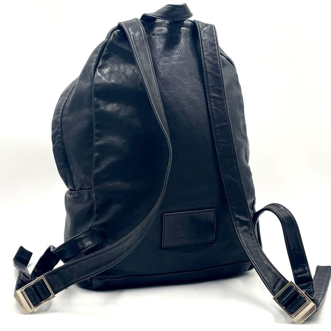 【極上・美品】サンローラン バッグパック ブラック 本革375320 メンズ