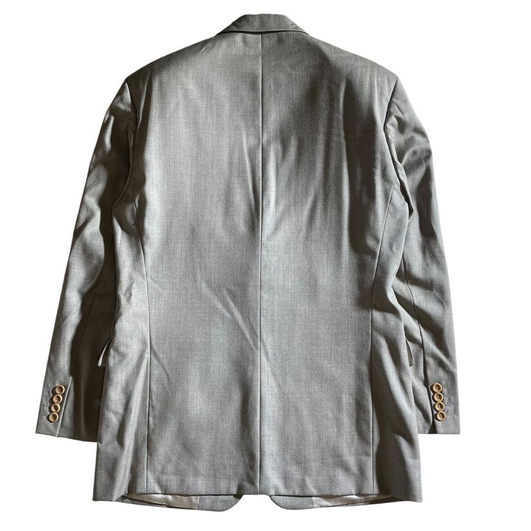 ヒューゴボス　スーツ　セットアップ　super100's ノーベント　グレージュ