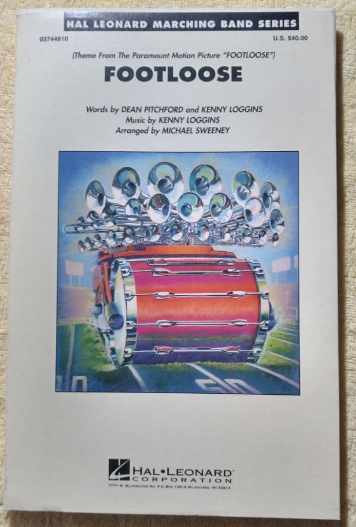 FOOTLOOSE マーチングバンド楽譜