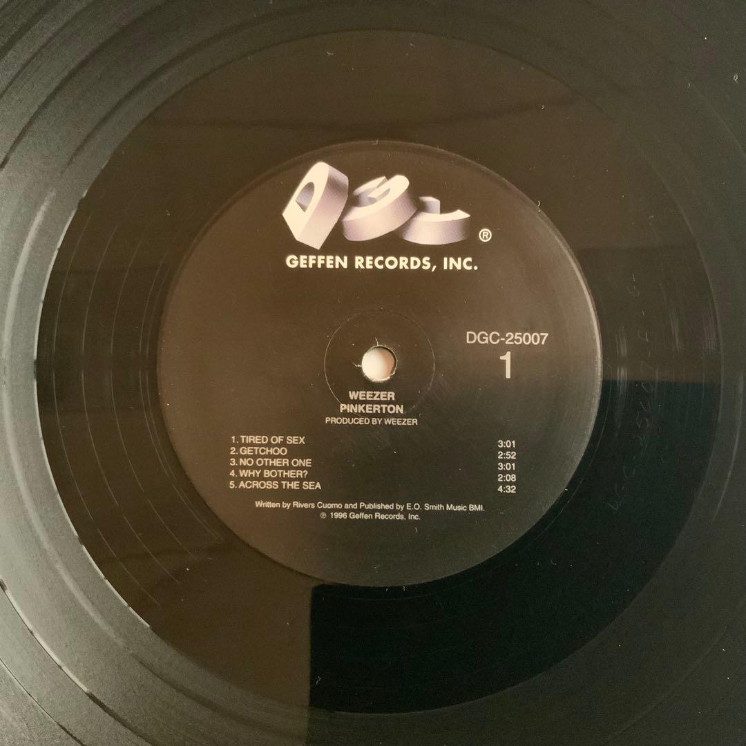 洋楽 Weezer Pinkerton US ORIGINAL DGC-25007