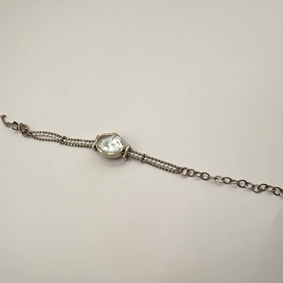 【稼働品】NOJESS ノジェス 腕時計 シェル文字盤 ゴールド パールブレス