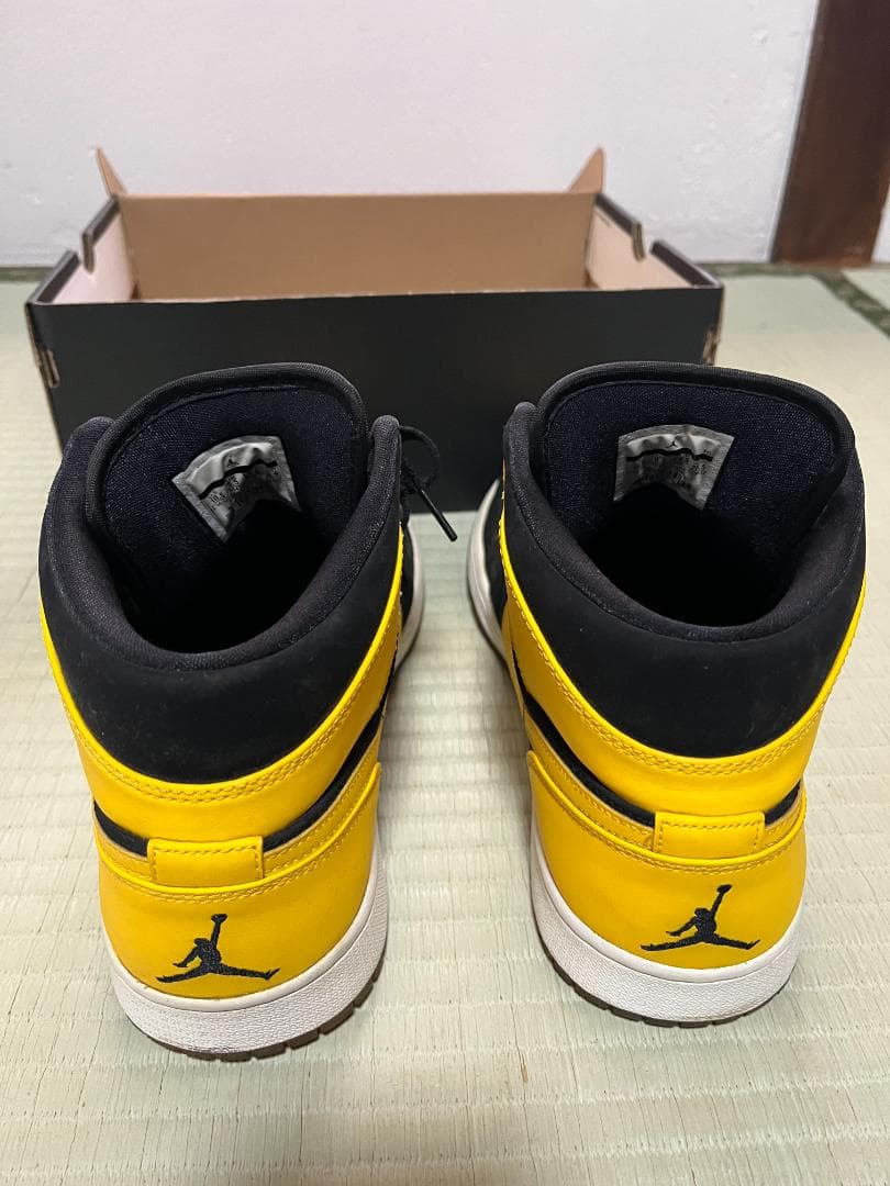 Air Jordan 1 ブラック/イエロー 28.5cm