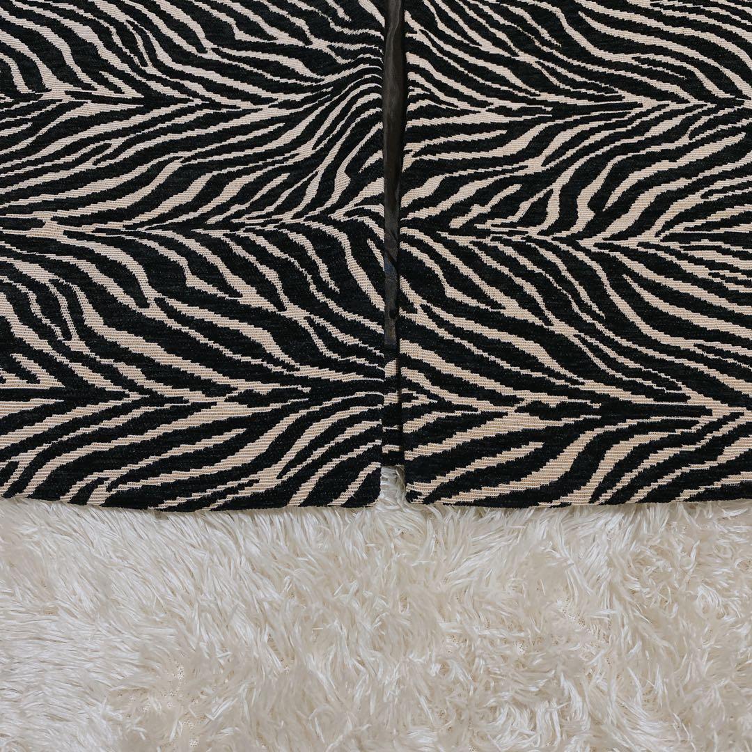 極美品　希少　完売品　ガリャルダガランテ　ゼブラ柄　ジャガードコクーンコート　Ｆ