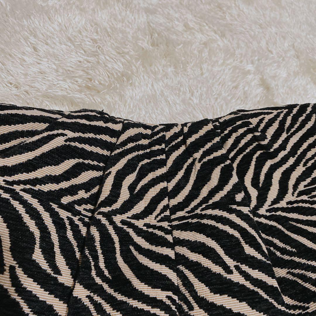 極美品　希少　完売品　ガリャルダガランテ　ゼブラ柄　ジャガードコクーンコート　Ｆ