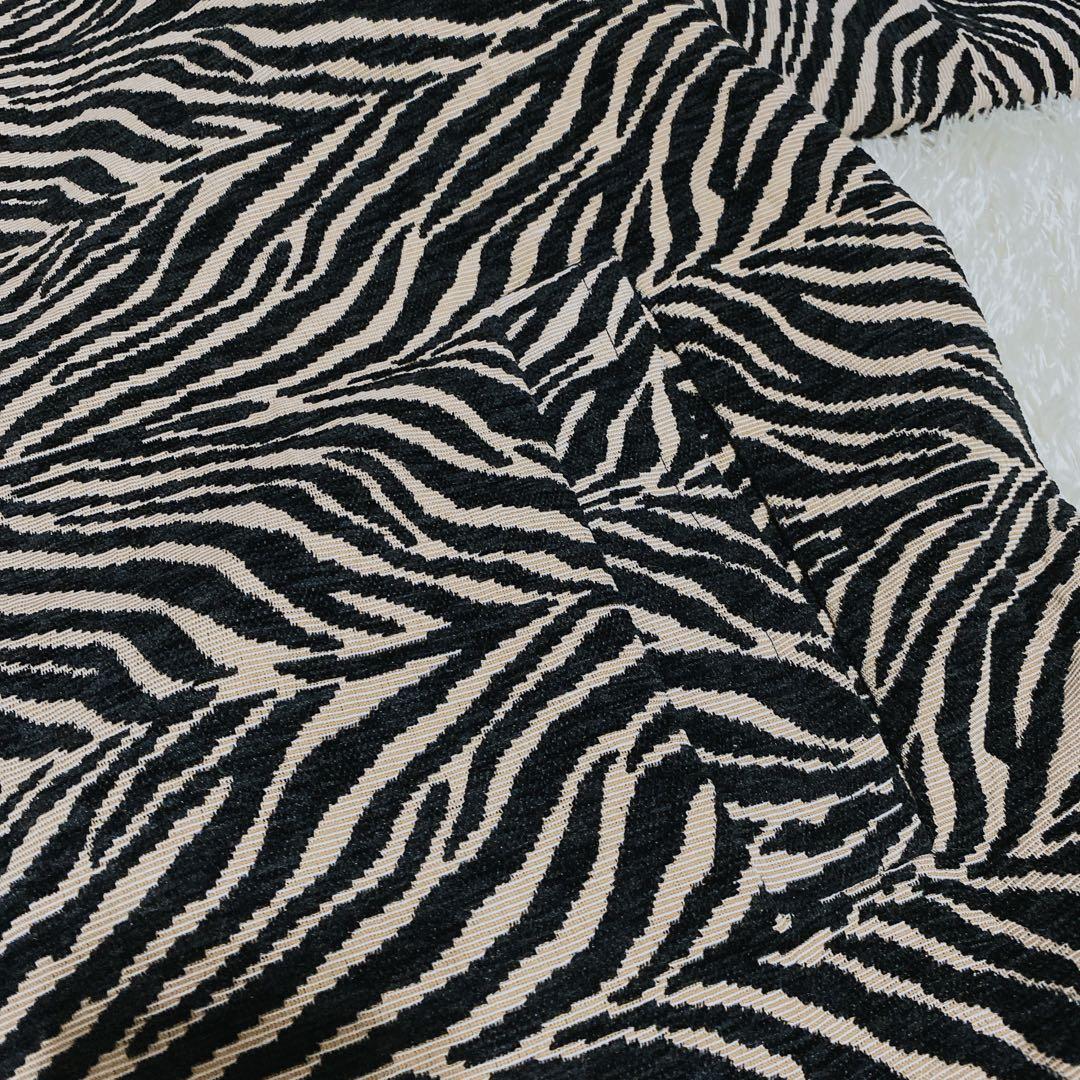 極美品　希少　完売品　ガリャルダガランテ　ゼブラ柄　ジャガードコクーンコート　Ｆ