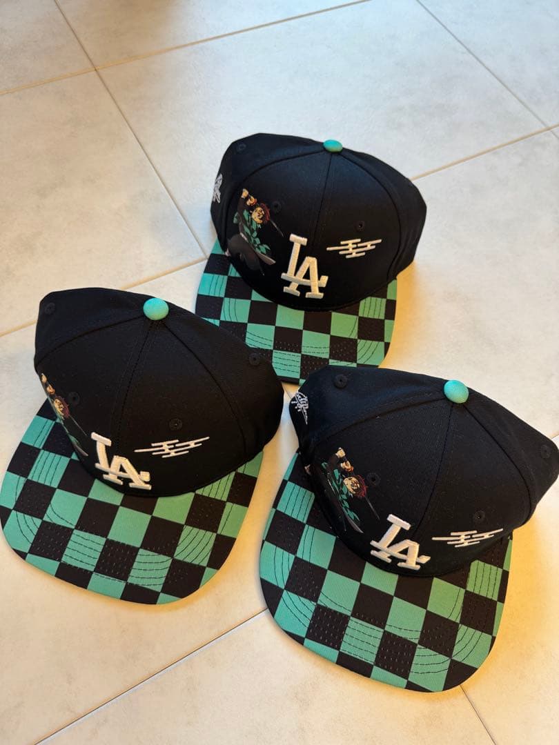 「鬼滅の刃」✖️「dodgers」コラボキャップ　ドジャースタジアム　新品未使用品