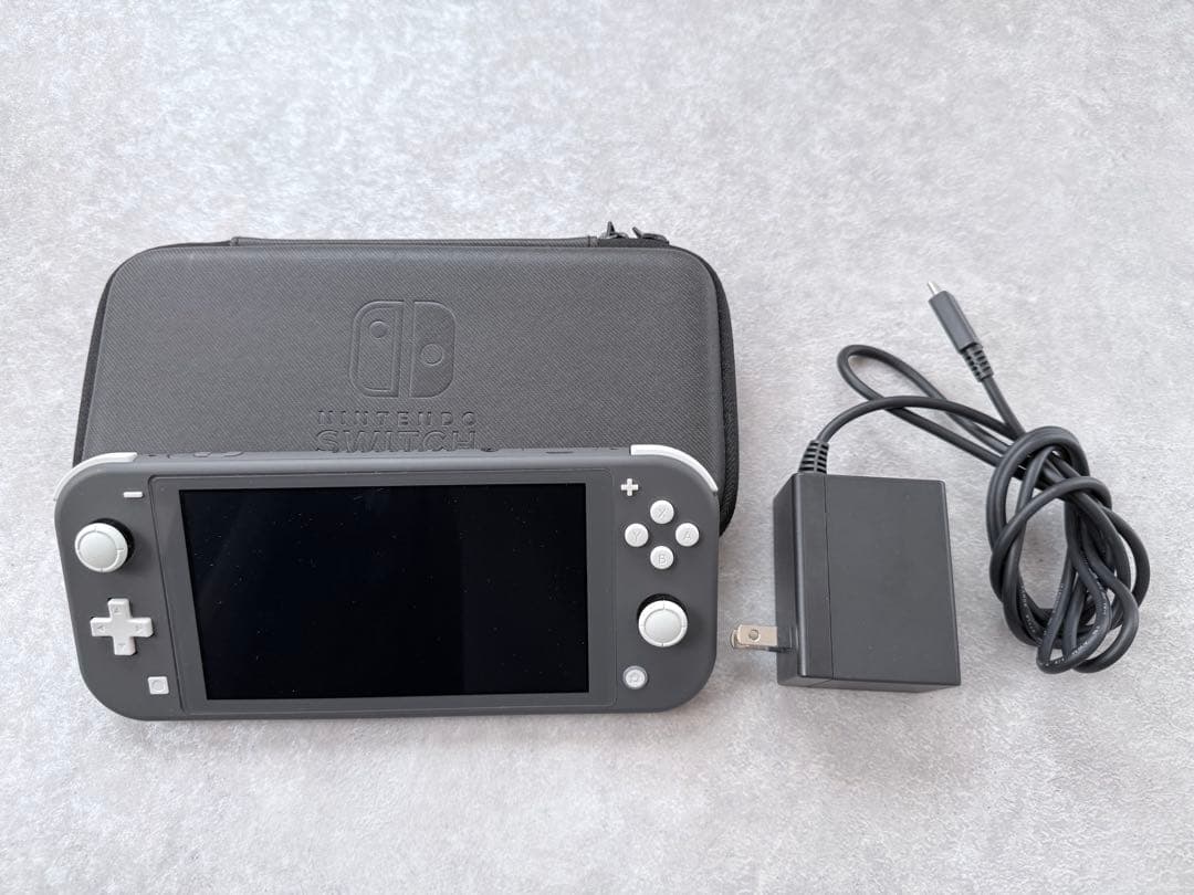 Nintendo Switch Lite グレー 本体　ケース・充電器付き