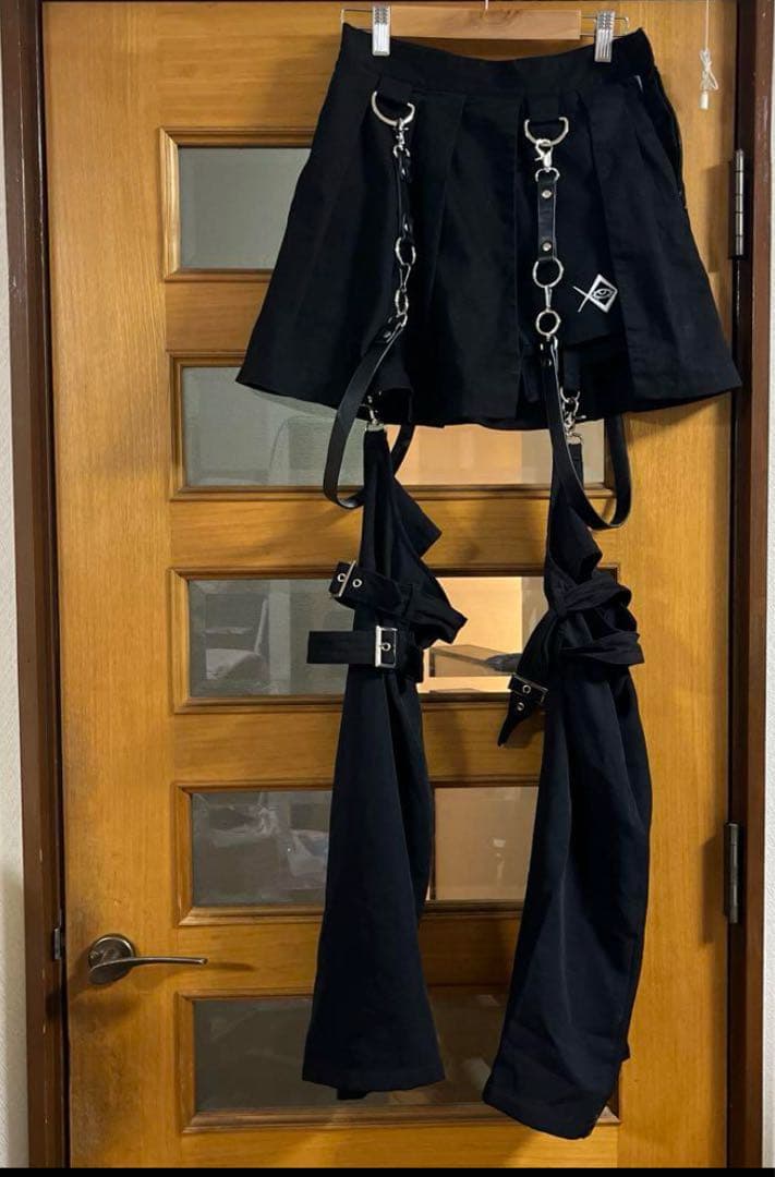 レフレム レッグカバー付きレイヤードデニムショーパン 最安値