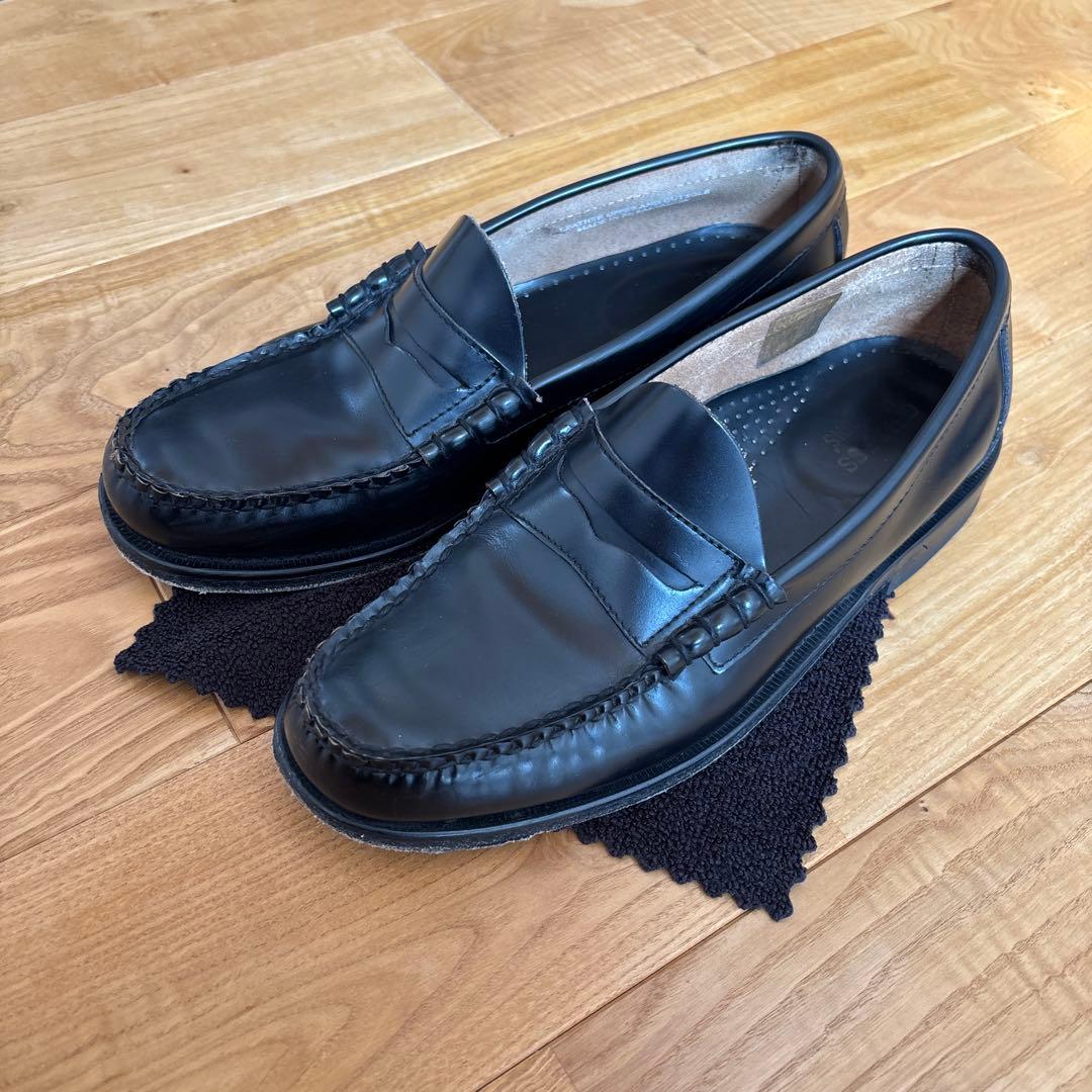 G.H. Bass LARSON ブラック ローファー　uk7 us8