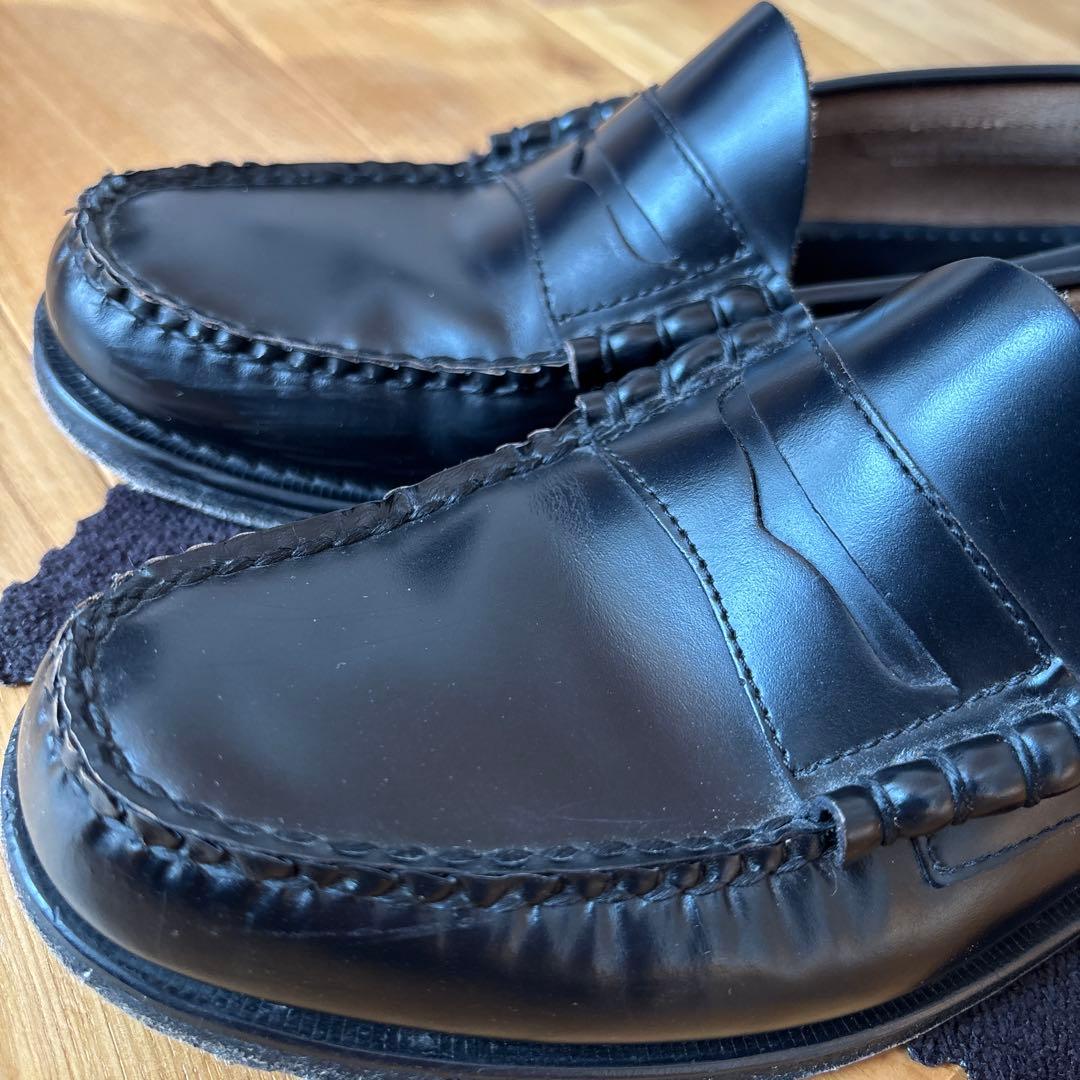 G.H. Bass LARSON ブラック ローファー　uk7 us8