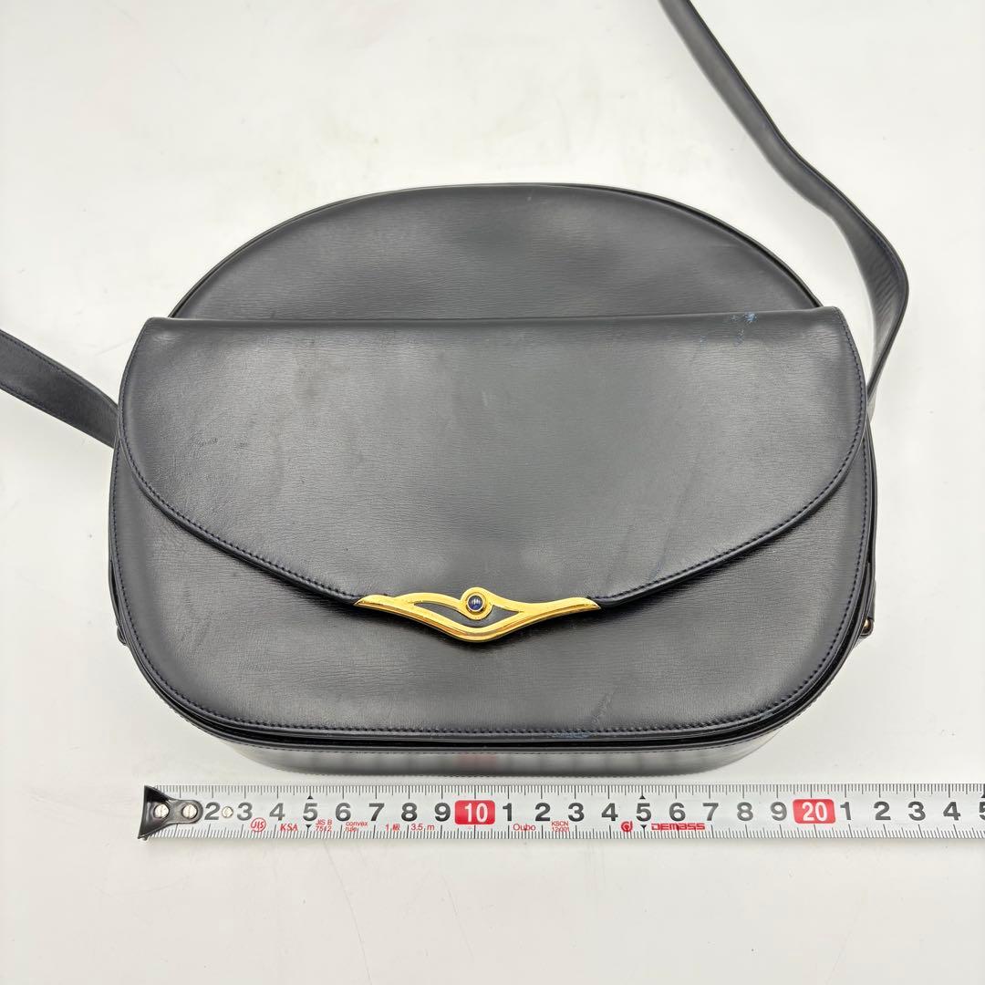 カルティエ サファイアライン ショルダーバッグ ネイビー 0724-S6570h