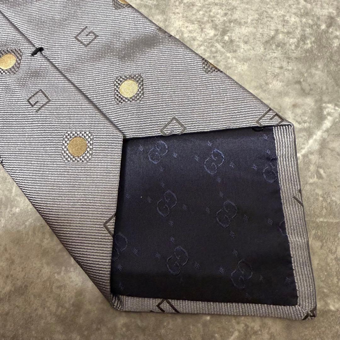 【✨極美品✨】GUCCI グッチ ネクタイ 水玉模様 G柄 ハイブランド 結婚式