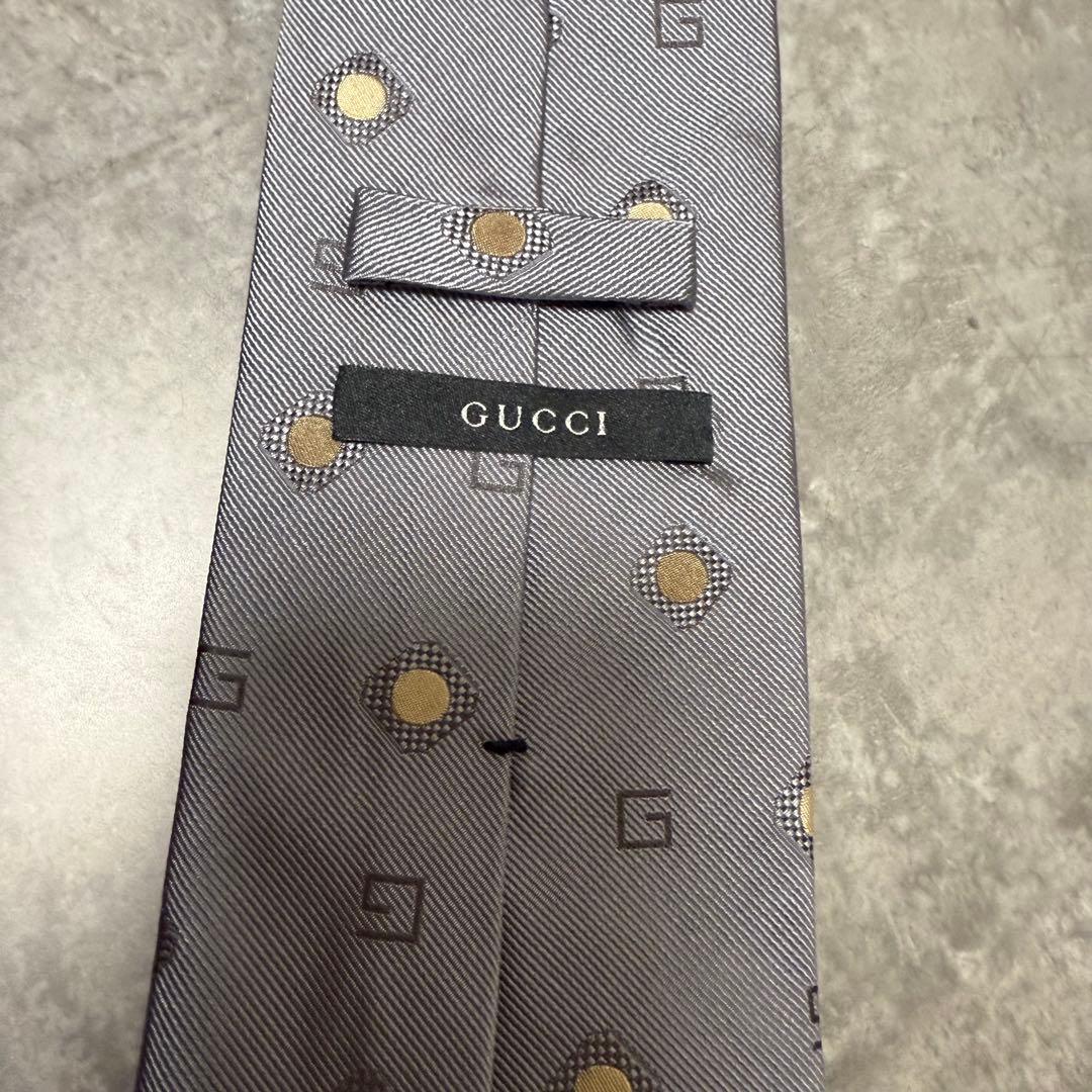 【✨極美品✨】GUCCI グッチ ネクタイ 水玉模様 G柄 ハイブランド 結婚式