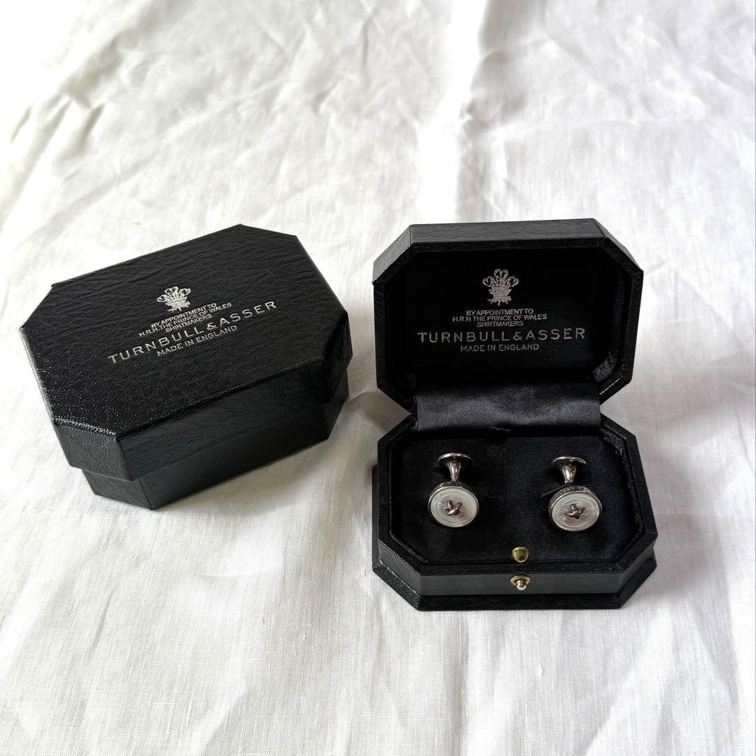 TURNBULL & ASSER カフリンクス シルバー【値下げしました】