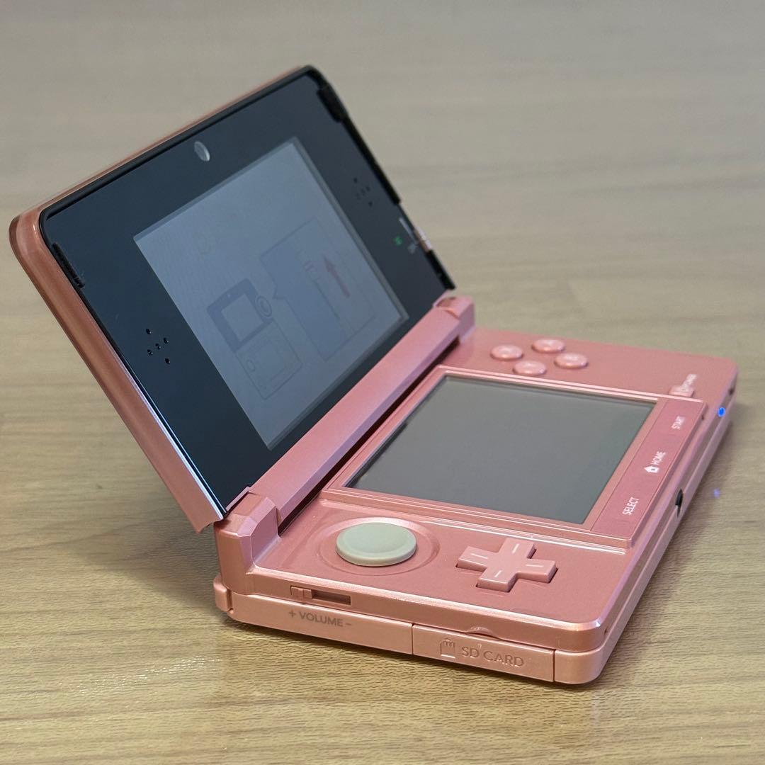 6-028 ニンテンドー3DS ミスティピンク 箱付き