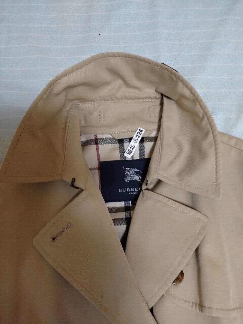 BURBERRY ベージュ ダブルブレスト トレンチコート 40
