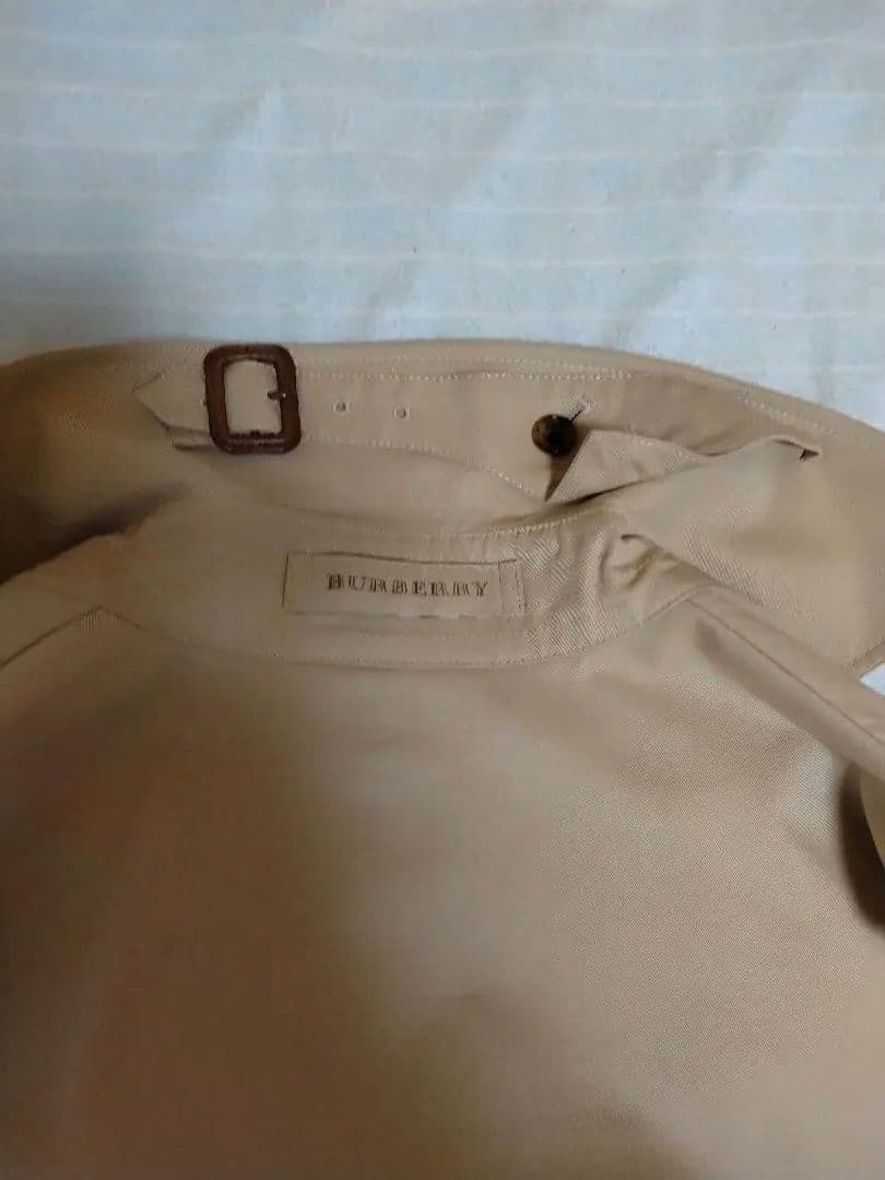 BURBERRY ベージュ ダブルブレスト トレンチコート 40