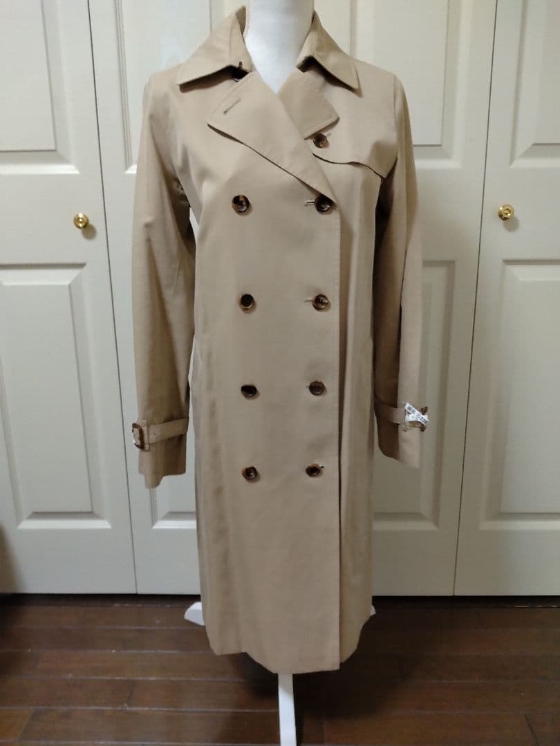 BURBERRY ベージュ ダブルブレスト トレンチコート 40