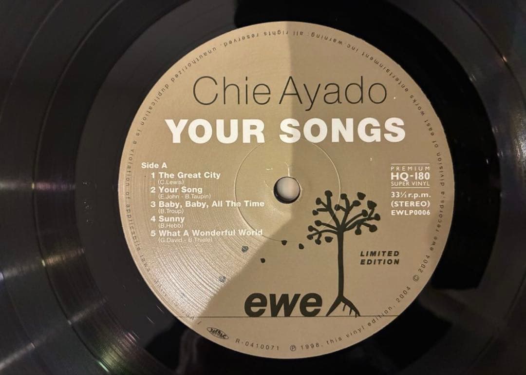 綾戸智絵 / YOUR SONGS LPレコード