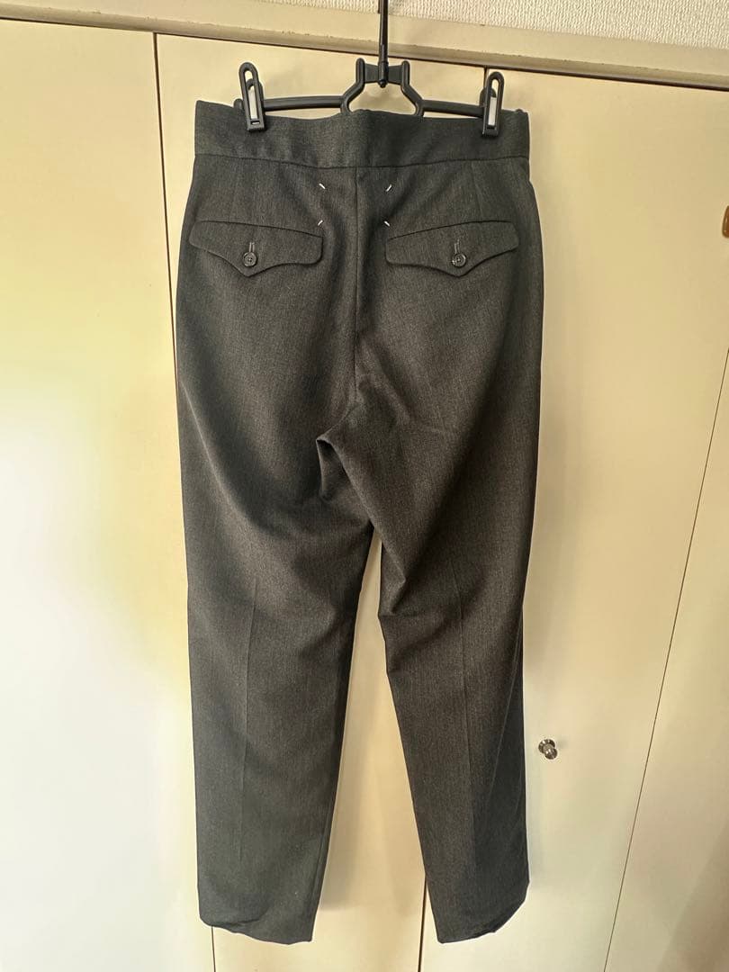 Maison Margiela 21AW ベルテッドウールフランネルスラックス