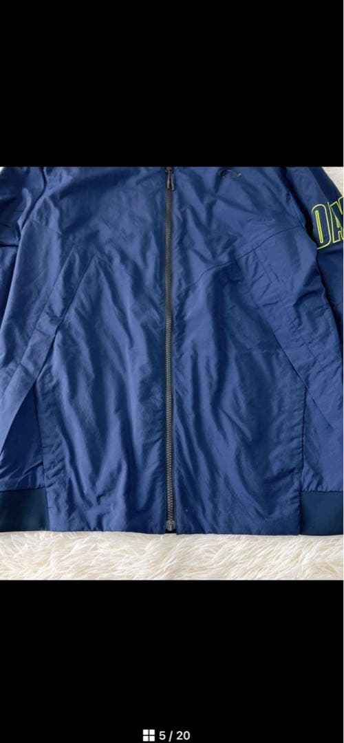 ✨大きめ2XL✨OAKLEY オークリー　セットアップ上下　ビッグロゴ　秋冬　紺