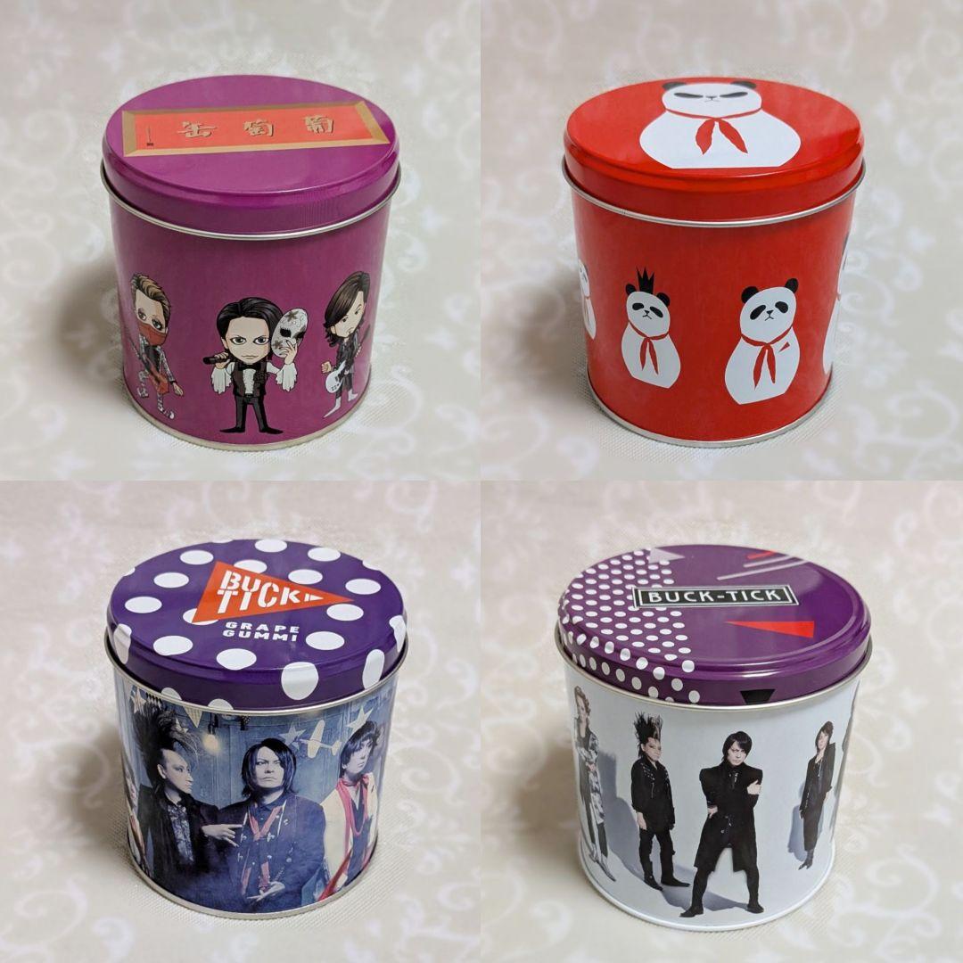 BUCK-TICK グミ缶⚠️缶のみ 4点 + ランダムトレカ (櫻井敦司)2枚