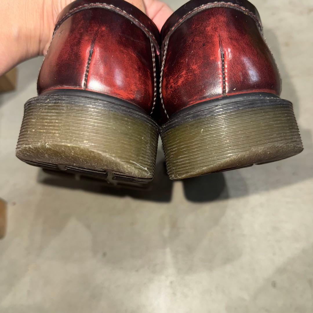 Dr.Martens タッセルローファー　チェリーレッド 24cm