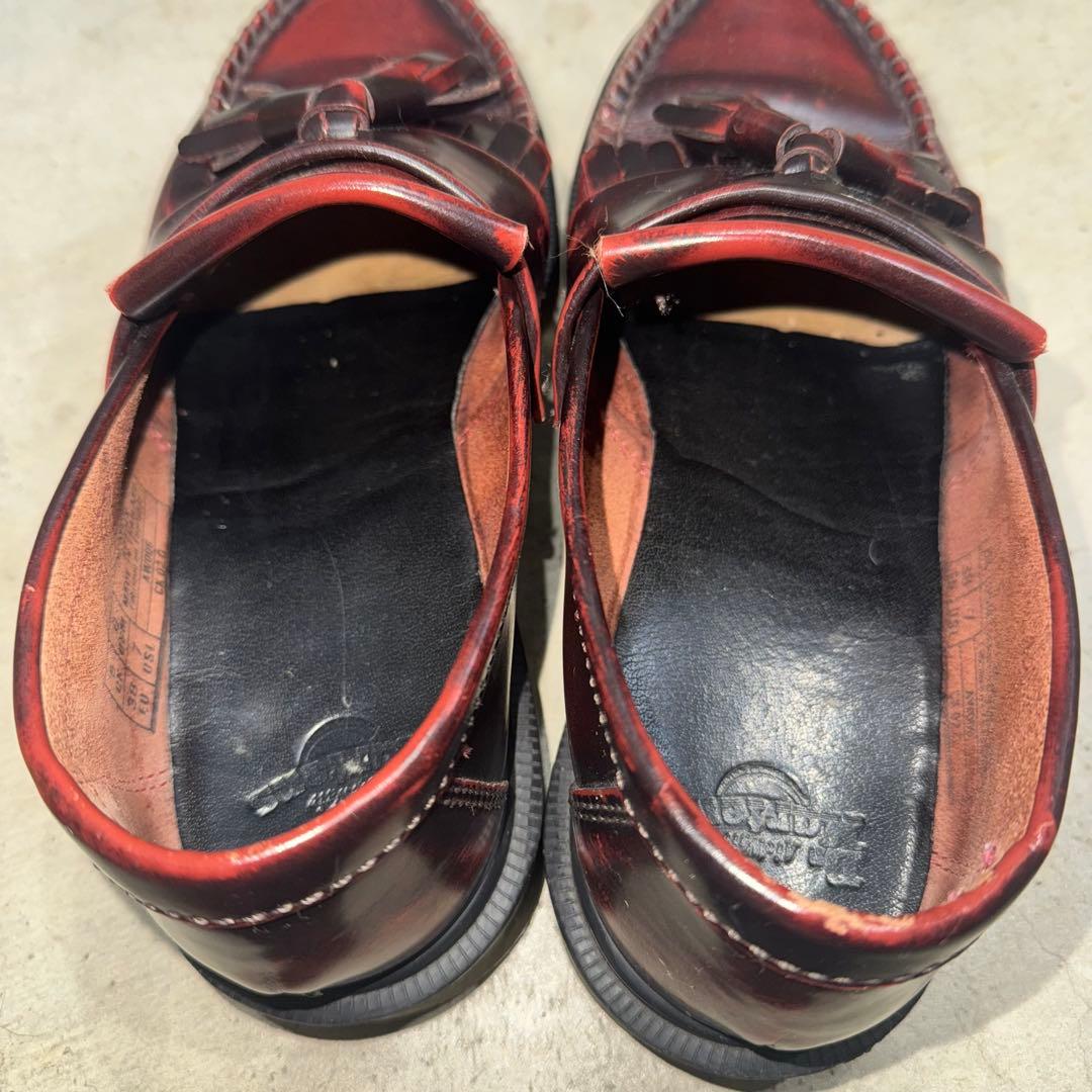 Dr.Martens タッセルローファー　チェリーレッド 24cm