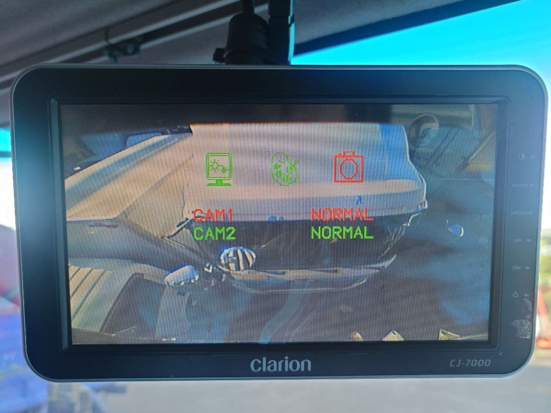 clarion クラリオン　バックカメラ　モニター　取り扱い説明書付