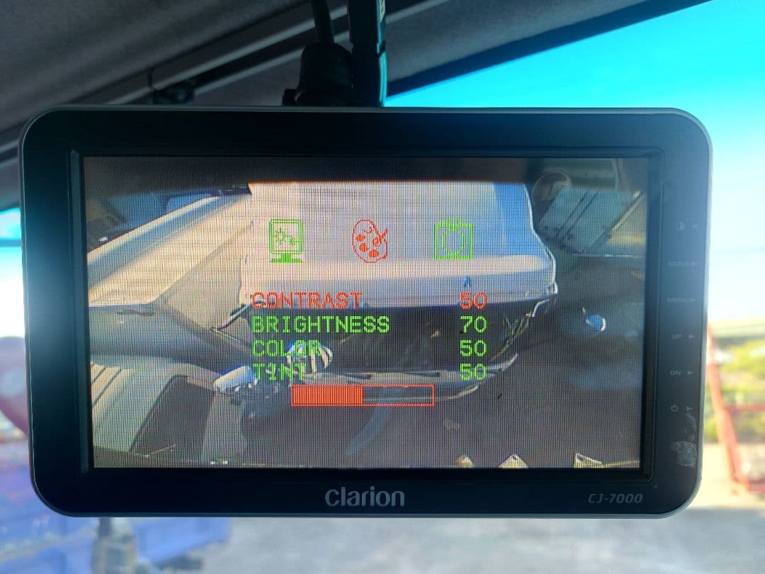 clarion クラリオン　バックカメラ　モニター　取り扱い説明書付
